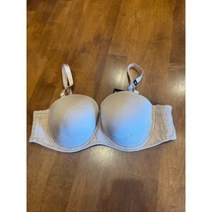 Torrid Beige Lace Trim Bra